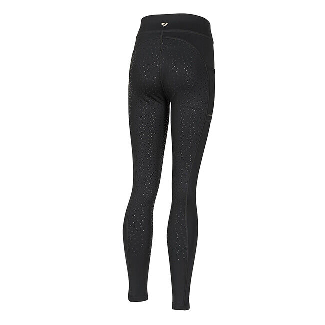 Shires Aubrion Kids' Shield Winter Riding Tights - Black image number null