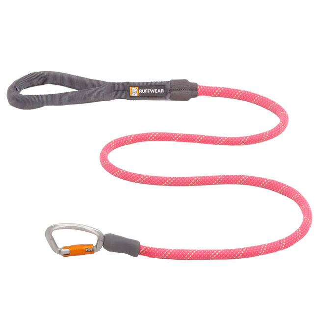Ruffwear Knot-A-Leash Rope Dog Leash - Fireweed Pink image number null