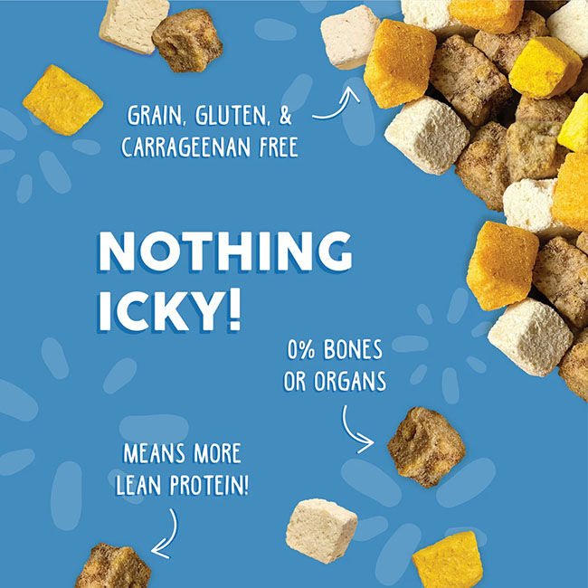 Weruva Feeling Farmy Freeze-Dried Dog Food with Chicken Breast, Egg & Pumpkin image number null