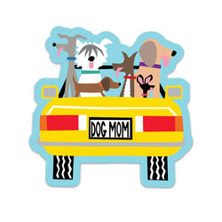 R. Nichols Die-Cut Magnet - Dog Mom