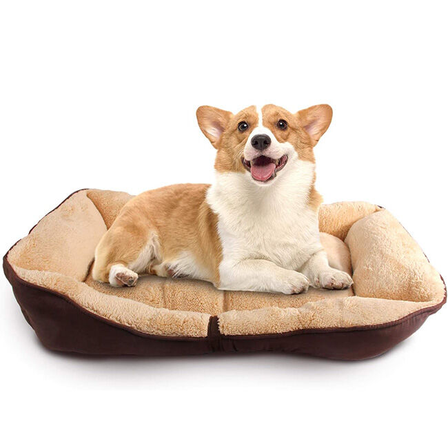 All for Paws Lambswool Bolster Dog Bed image number null