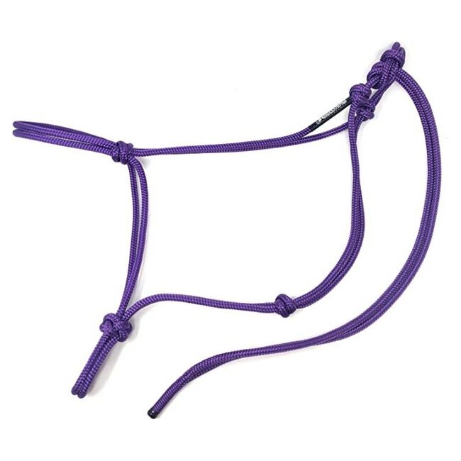 Knotty Girlz Soft 2-Knot Halter - 1/4" Premium Polyester Yacht Braid image number null