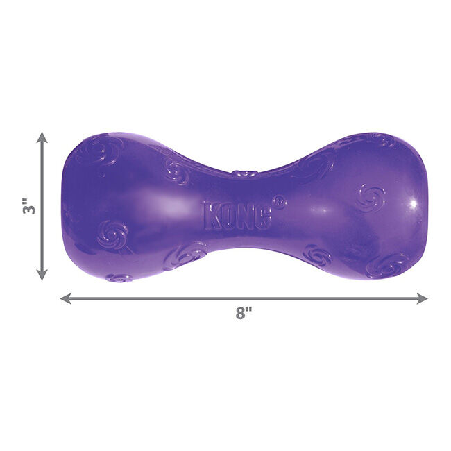 KONG Squeezz Dumbbell Dog Toy - Assorted Colors image number null