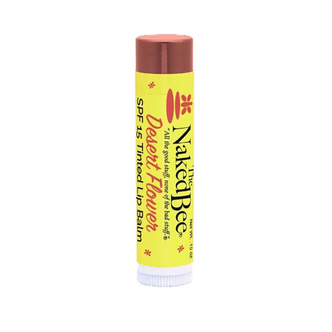 Naked Bee SPF 15 Tinted Lip Balm - Desert Flower  image number null