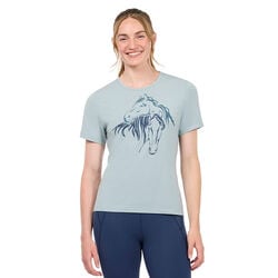 Kerrits Women's Equine Embrace Tee - Shoreline