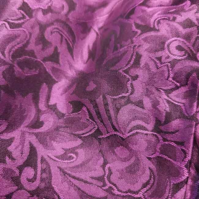 Wyoming Traders Wild Rag Baroque Silk Scarf - Blackberry image number null