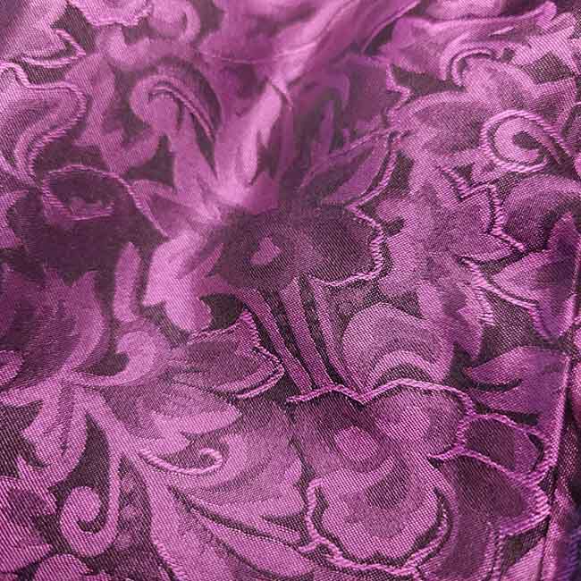 Wyoming Traders Baroque Silk Scarf - Blackberry image number null