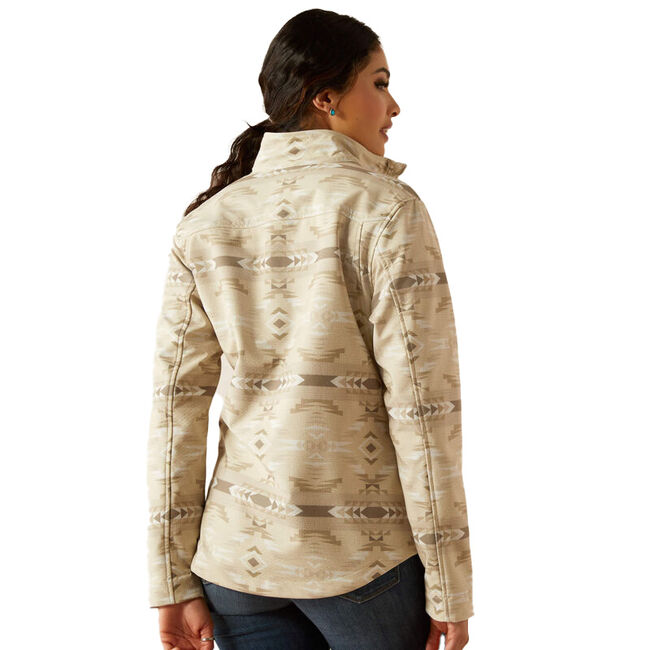 Ariat Women's New Team Softshell Print Jacket - Sandstone Southwest Print image number null