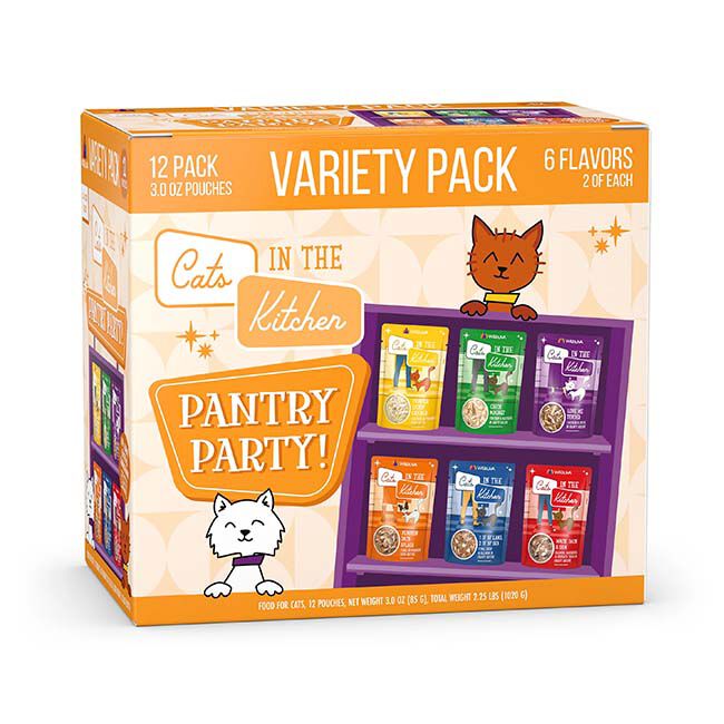 Weruva Cats in the Kitchen Variety Pack Pouched Cat Food image number null