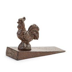 GiftCraft Cast Iron Rooster Design Door Stopper
