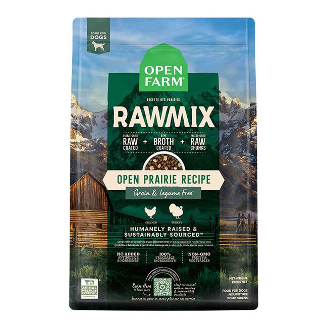 Open Farm RawMix Freeze-Dried Raw Grain-Free Dog Food - Open Prairie Recipe image number null