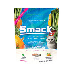 Smack Raw Dehydrated Super Food for Cats - Pacific Fish Feast Recipe - 7.4 oz