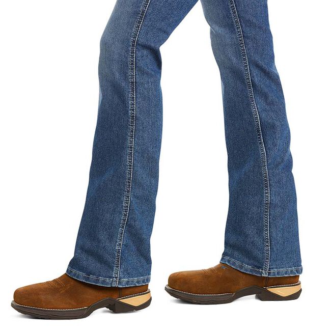 Ariat Women's Rebar DuraStretch Raven Boot Cut Jean image number null