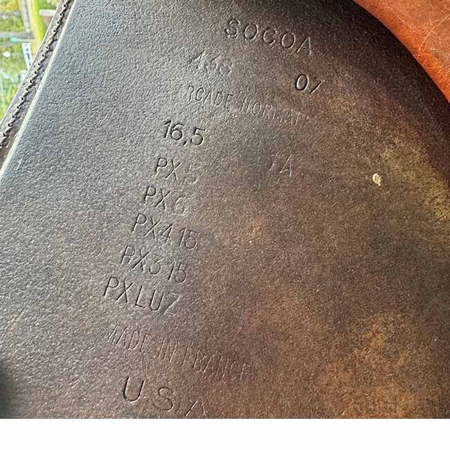 Used Devoucoux Arcade Normale Saddle - 16.5" image number null