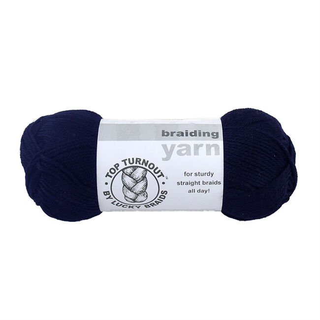 Lucky Braids Braiding Yarn, Navy image number null