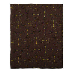 AWST International Lila Vintage Snaffle Bit Scarf - Brown