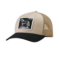 Ariat Countryside Trucker Hat - Brown Rice/Black