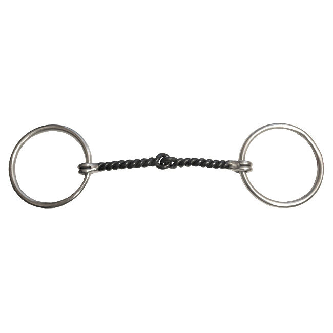 Shires Loose Ring Bit with Sweet Iron Twisted Wire image number null