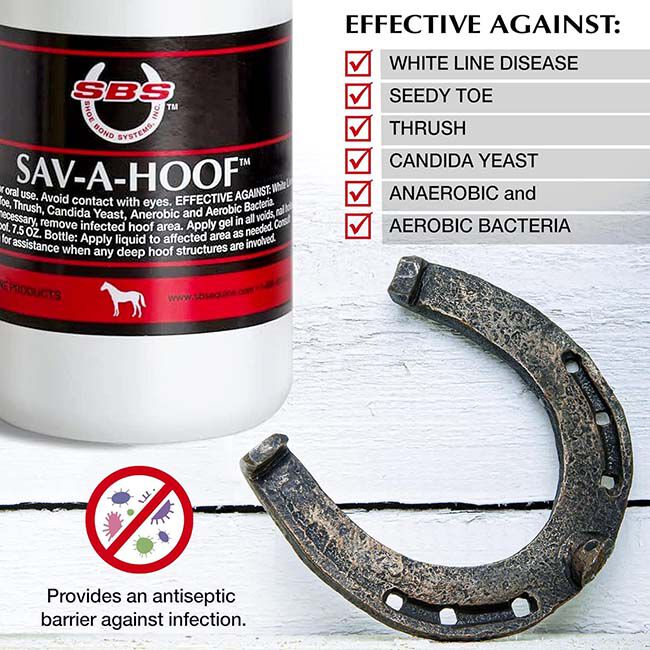 SBS Equine Sav-A-Hoof Liquid - 7.5 oz image number null