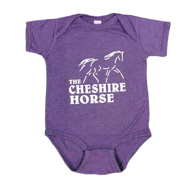 Cheshire Horse Kids' Purple Onesie image number null