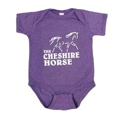 Cheshire Horse Kids' Purple Onesie