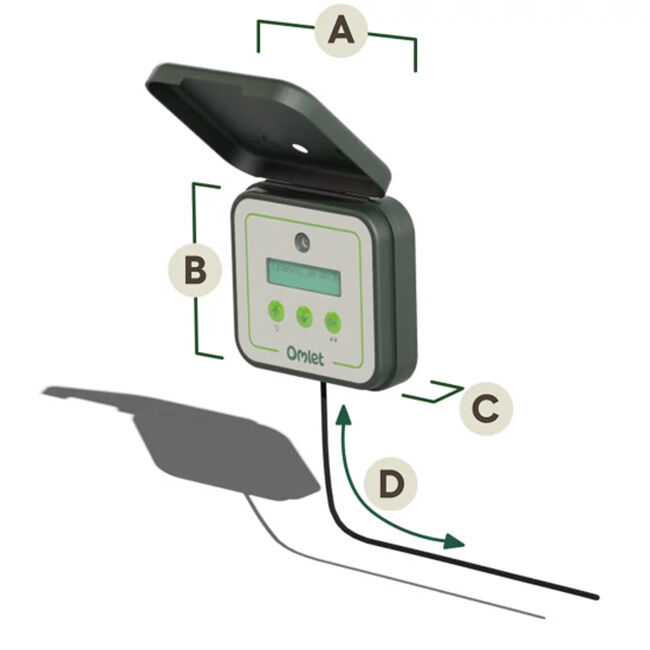 Omlet Smart Automatic Chicken Coop Door with Wi-Fi - Green image number null