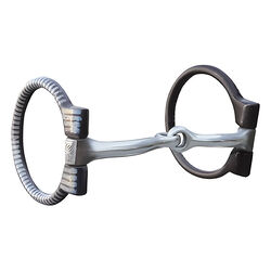 Professional's Choice Bob Avila D-Ring Snaffle Bit with Silver