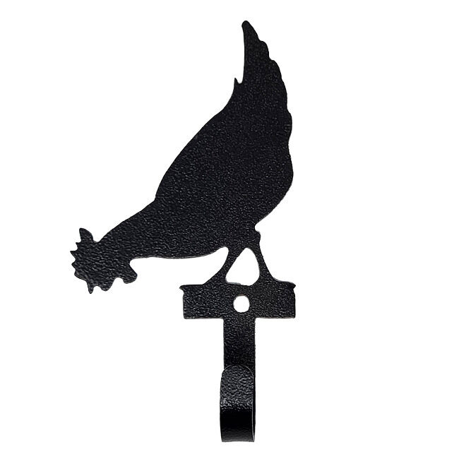 Metal Mazing Hook - Handmade in NH - Pecking Hen image number null