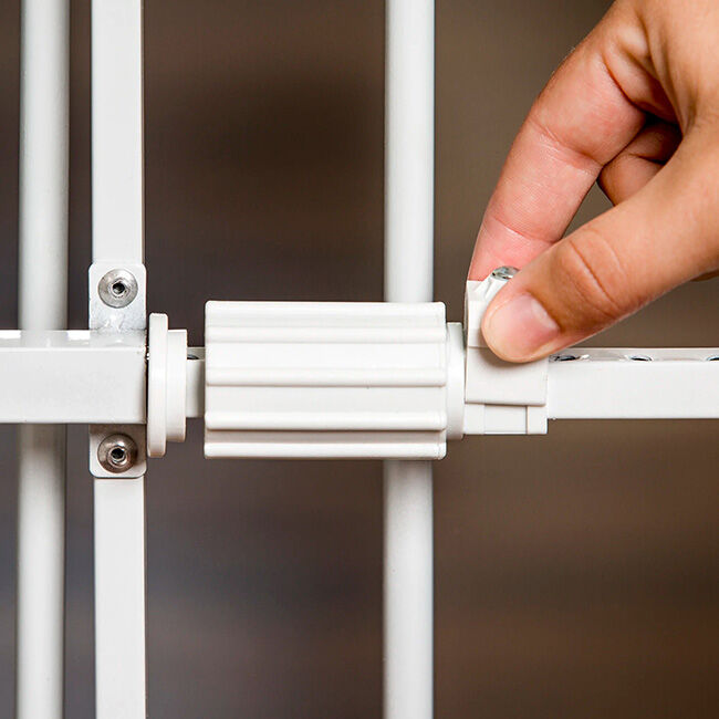 Carlson Tuffy Expandable Gate with Small Pet Door - Closeout image number null