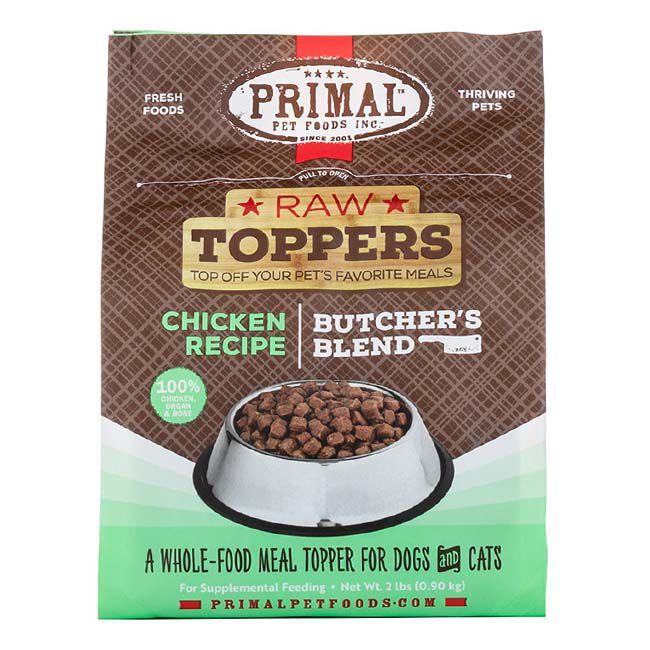 Primal Raw Frozen Butcher's Blend Topper - Chicken - 2 lb image number null