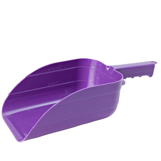 Little Giant 5 Pint Plastic Feed Scoop Purple image number null