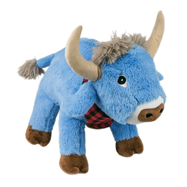 Tall Tails Crunch Dog Toy - Babe the Blue Ox image number null