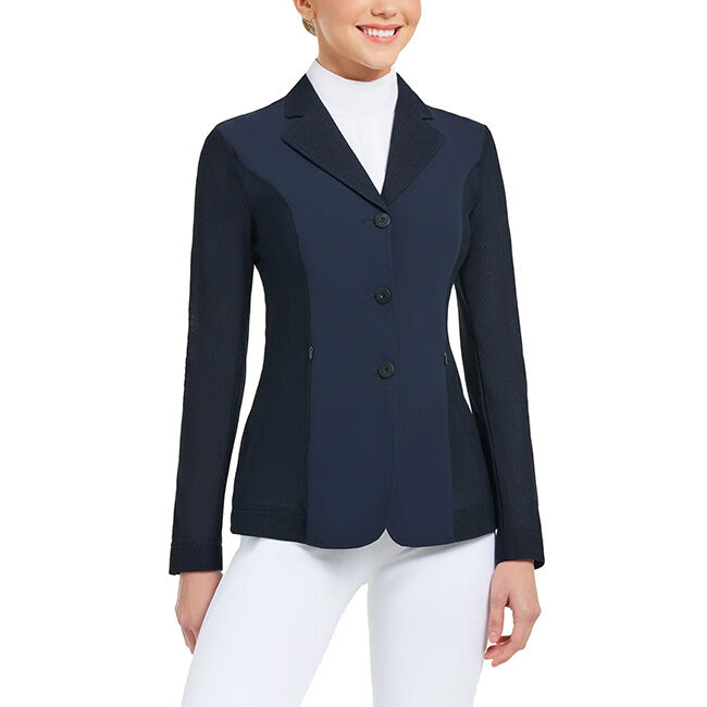 RJ Classics Women's Harmony Mesh Show Coat - Navy image number null