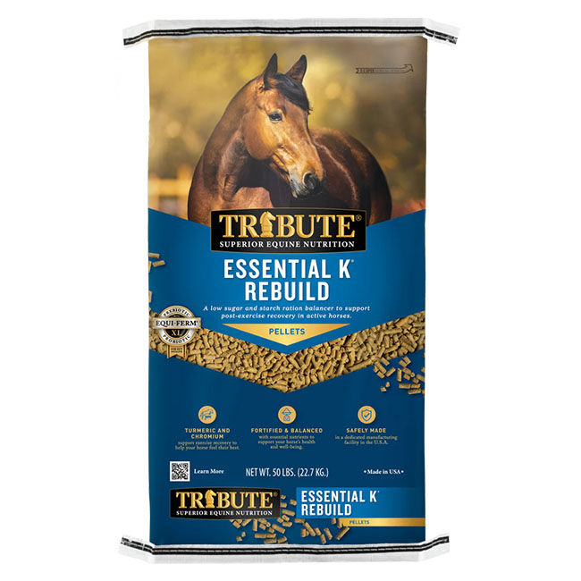 Tribute Essential K® Rebuild Performance Horse Ration Balancer - 50 lb image number null