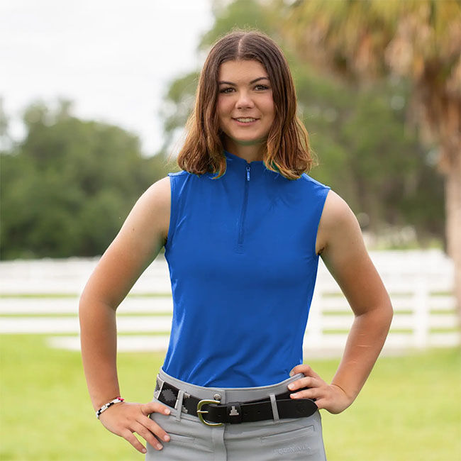 Equinavia Women's Kari Sleeveless Sun Shirt with NordicAir Tech - Dazzling Blue image number null