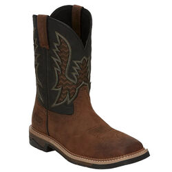 Justin Boots Men's Bolt 11" Work Boots - Pecan