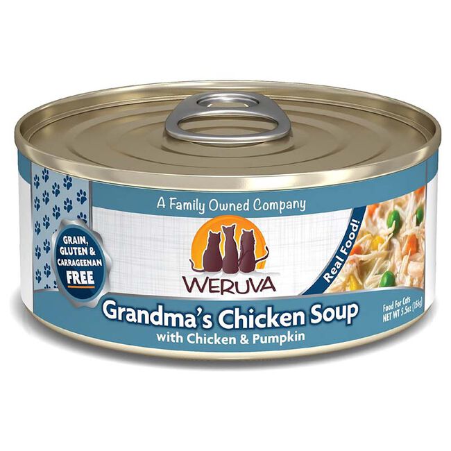 Weruva Classic Cat Food - Grandma's Chicken Soup with Chicken & Pumpkin - 5.5 oz image number null