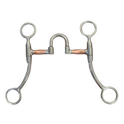 Coronet Correction Mouth Stainless Steel Bit with Copper Bars