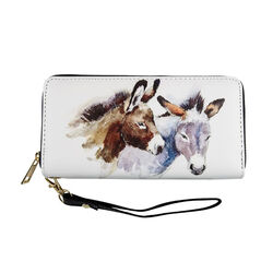 AWST Pair of Donkeys Clutch Wallet