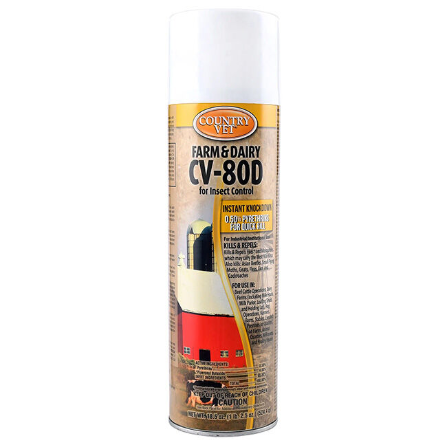 Country Vet Instant Knockdown CV-80D Farm & Dairy Liquid Insect Control 18.5 oz
