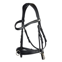 LeMieux Cross-Functional Leather Cavesson - Black