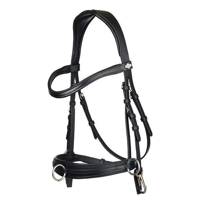 LeMieux Cross-Functional Leather Cavesson - Black image number null