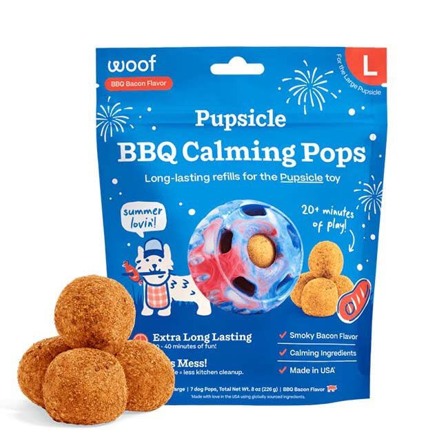Woof Pupsicle Refill Pops - BBQ Calming image number null