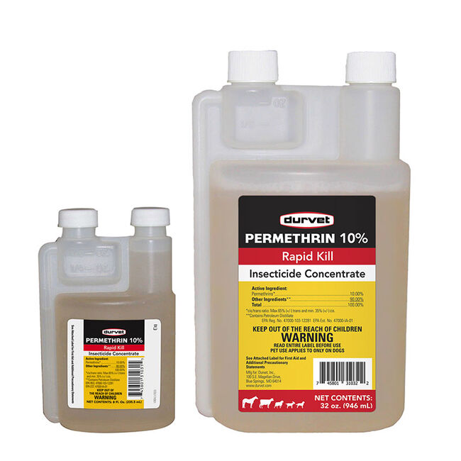 Durvet Permethrin 10% Insecticide Concentrate | The Cheshire ...