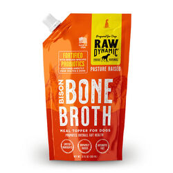 Raw Dynamic Frozen Bone Broth - Bison Formula - 12 oz