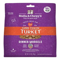 Stella & Chewy's Tummy Tickling Turkey Dinner Morsels Freeze Dried Cat Food