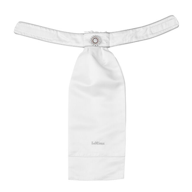 LeMieux Sparkle Stock Tie - White image number null