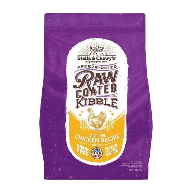Stella & Chewy's Raw Coated Kibble Cage-Free Chicken Dry Cat Food image number null