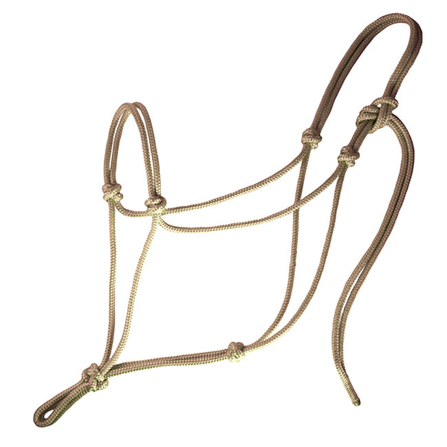 Knotty Girlz Soft 2-Knot Halter - 1/4" Premium Polyester Yacht Braid image number null