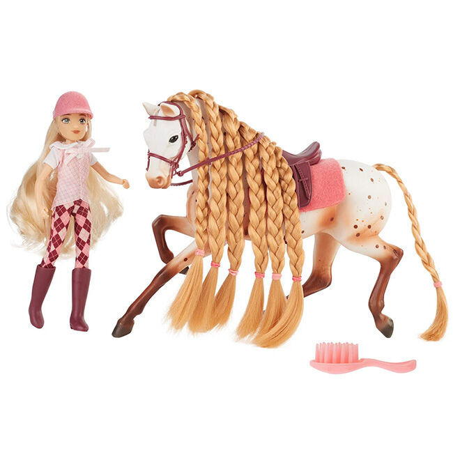 Breyer Tess & Birdie English Horse & Rider image number null
